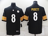 Nike Steelers 8 Kenny Pickett Black 2022 NFL Draft Vapor Untouchable Limited Jersey,baseball caps,new era cap wholesale,wholesale hats